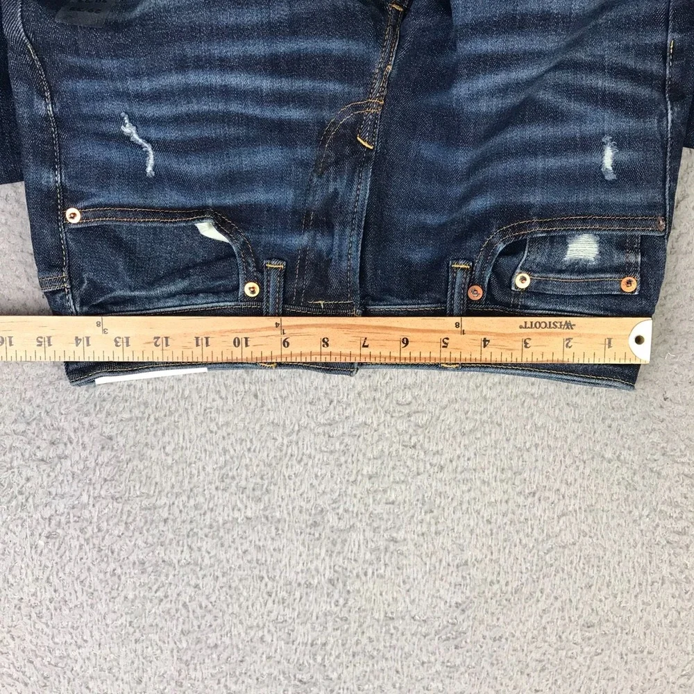American Eagle Skinny Jeans Mens 29x32 Distresse Dark Wash Stretch Denim NEW NWT